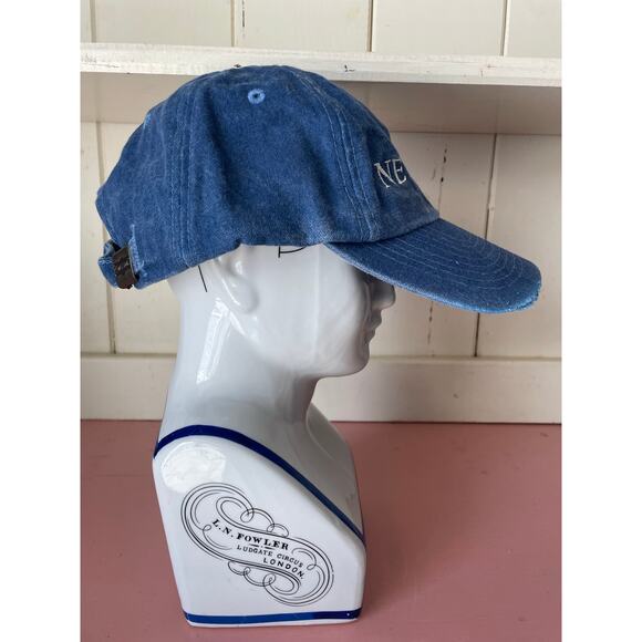 Vintage Worn In "New Dad" Nissin Dad Cap w/ Adjustable Fabric Strap - Picture 5 of 8